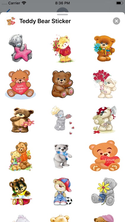 Teddy Bear Sticker screenshot-4