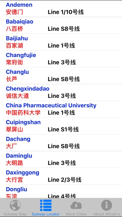 Nanjing Metro Subway Map 南京地铁