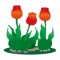 This is a set of beautiful tulips iMessage stickers, bright and colorful, which can enrich your picture library and make the chat content more colorful