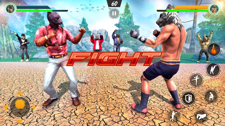 Animal Wrestling Champs