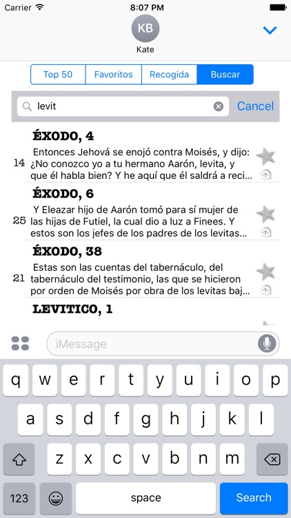 Biblia citas para iMessage