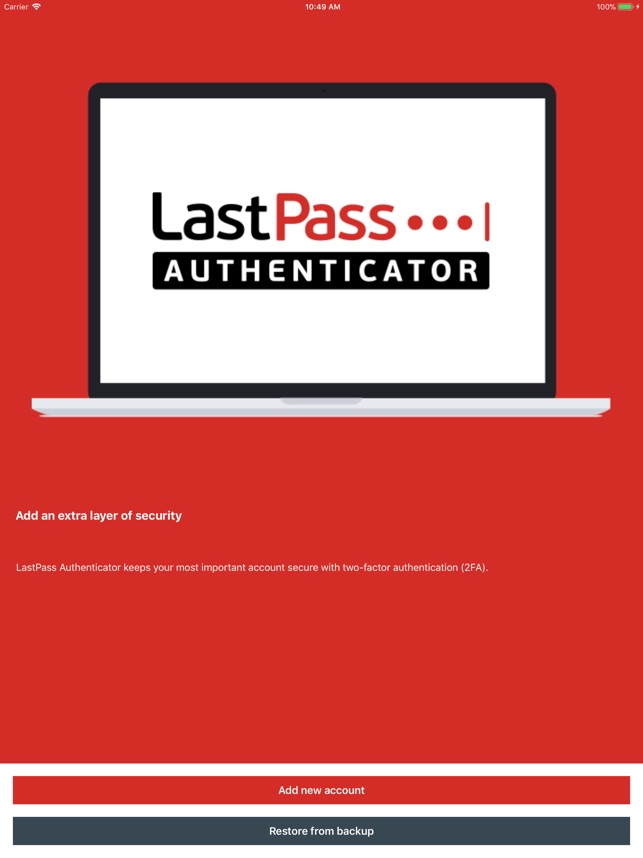Lastpass mobile app