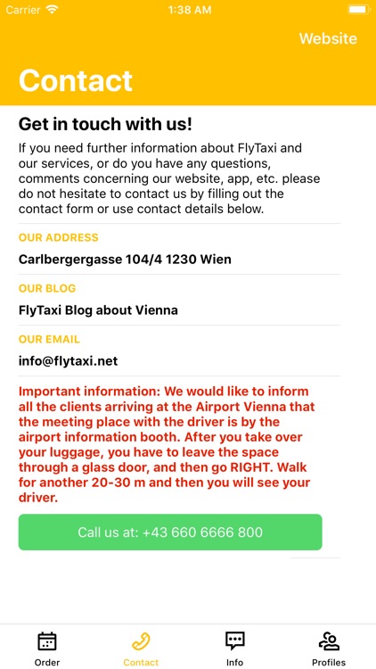 FlyTaxi Vienna