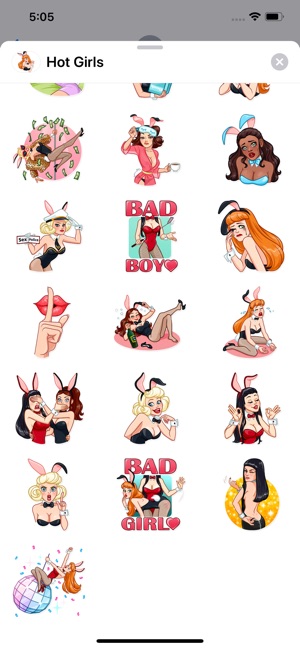 Hot Girls Sticker Pack(圖2)-速報App