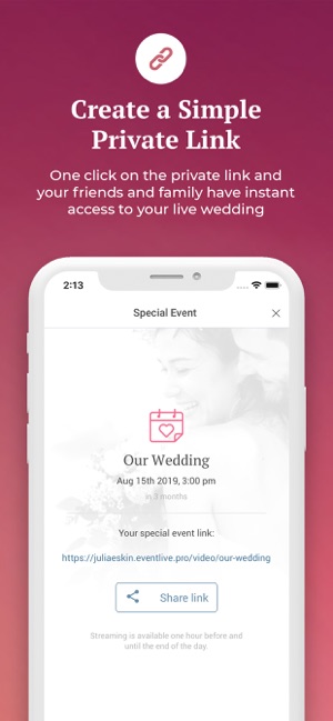 EventLive Live Stream Wedding(圖3)-速報App