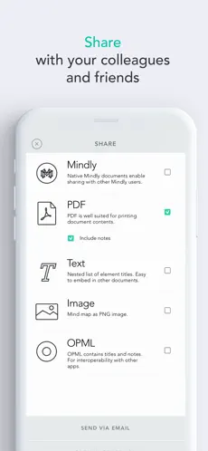 Screenshot 4 Mindly (mapas mentales) iphone