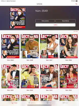 Snímek obrazovky 1 Lecturas Revista iphone