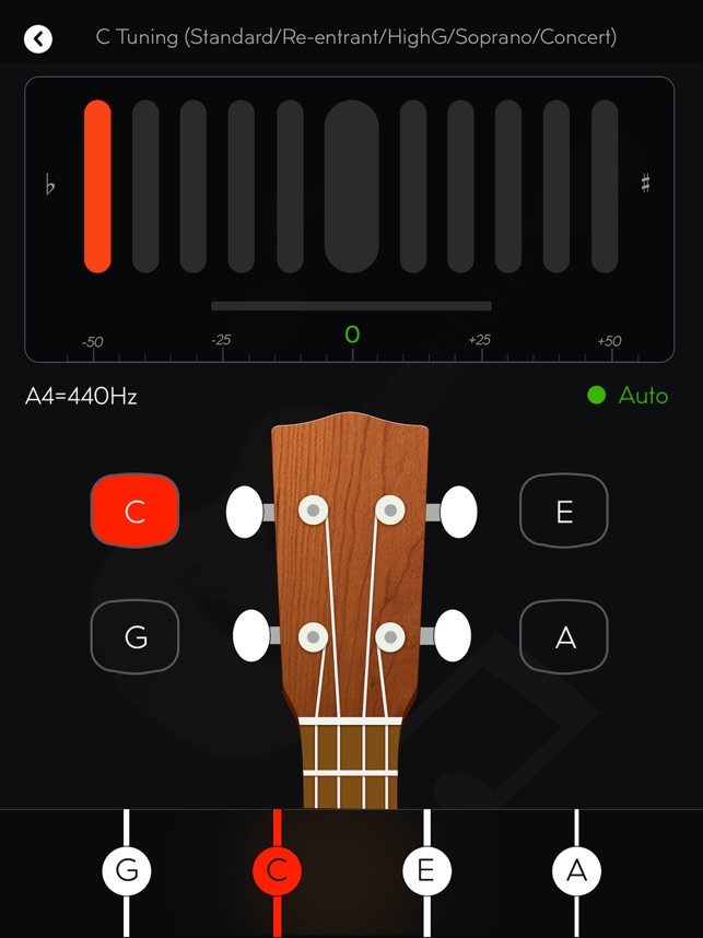 jugar torpe transferir ukulele afinador - uke tuner en App Store