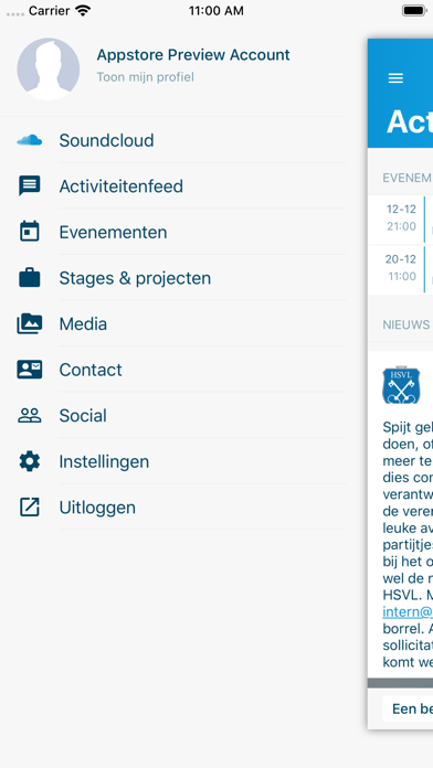 HSVL Applicatie screenshot 4