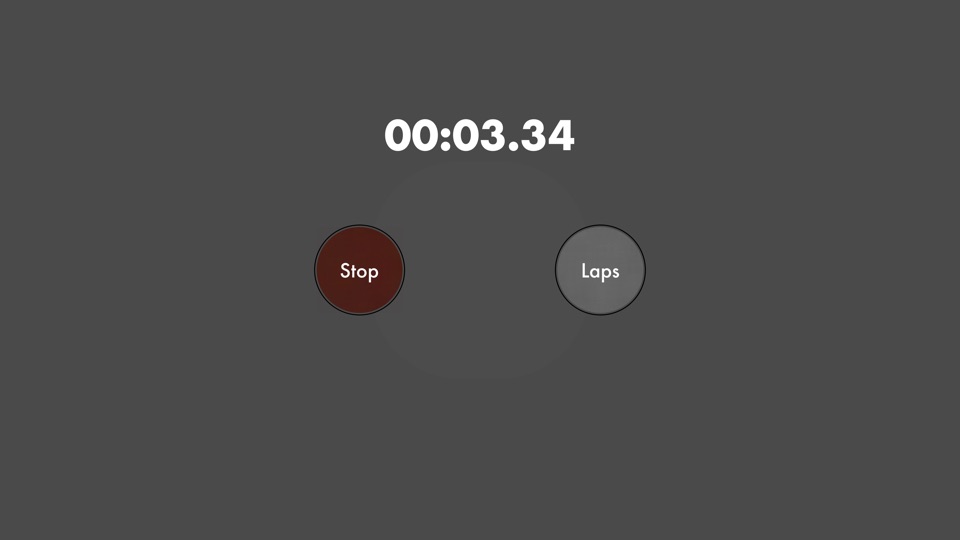 Screenshot #2 for Stopwatch for TV