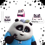 Animated Stickers Panda 3D