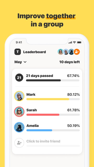 WithPeers - Goals Habit Share screenshot 2