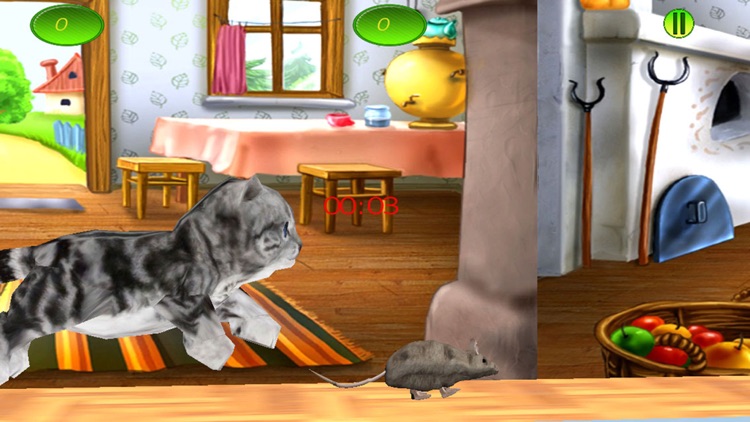 Kitten Cat VS Rat Runner Game