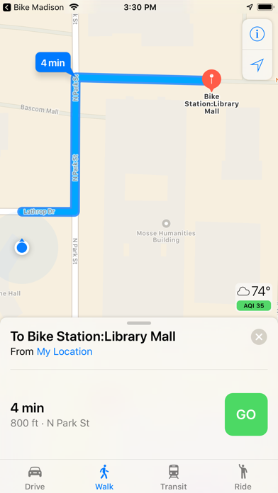 Bike Stations Madison screenshot 3
