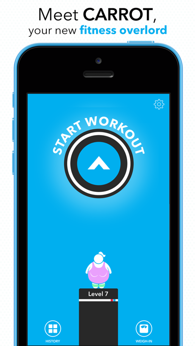 CARROT Fit - Talking Weight Tracker Screenshot 1