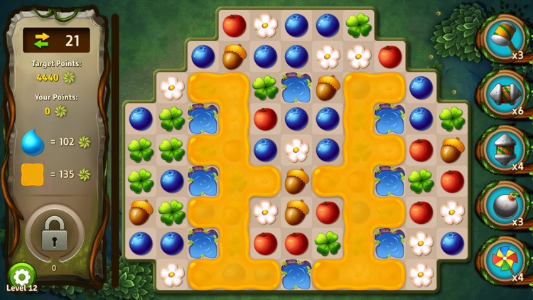 Match 3 Games - Forest Puzzles