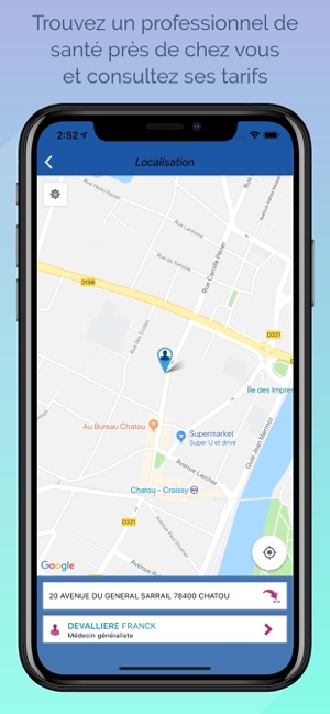 application iphone localisation par numero de telephone