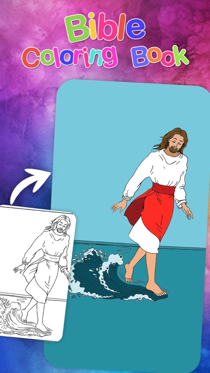 Bible Coloring Book Sparkle screenshot-4