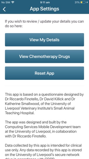 UoL Pet Chemo App(圖5)-速報App