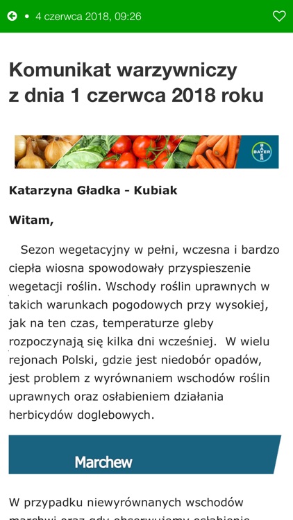 Komunikaty warzywnicze screenshot-5