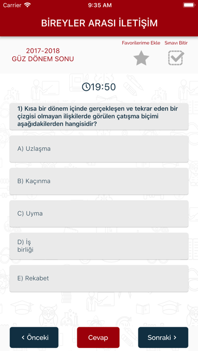 Anadolu AÖS Sorular screenshot 4