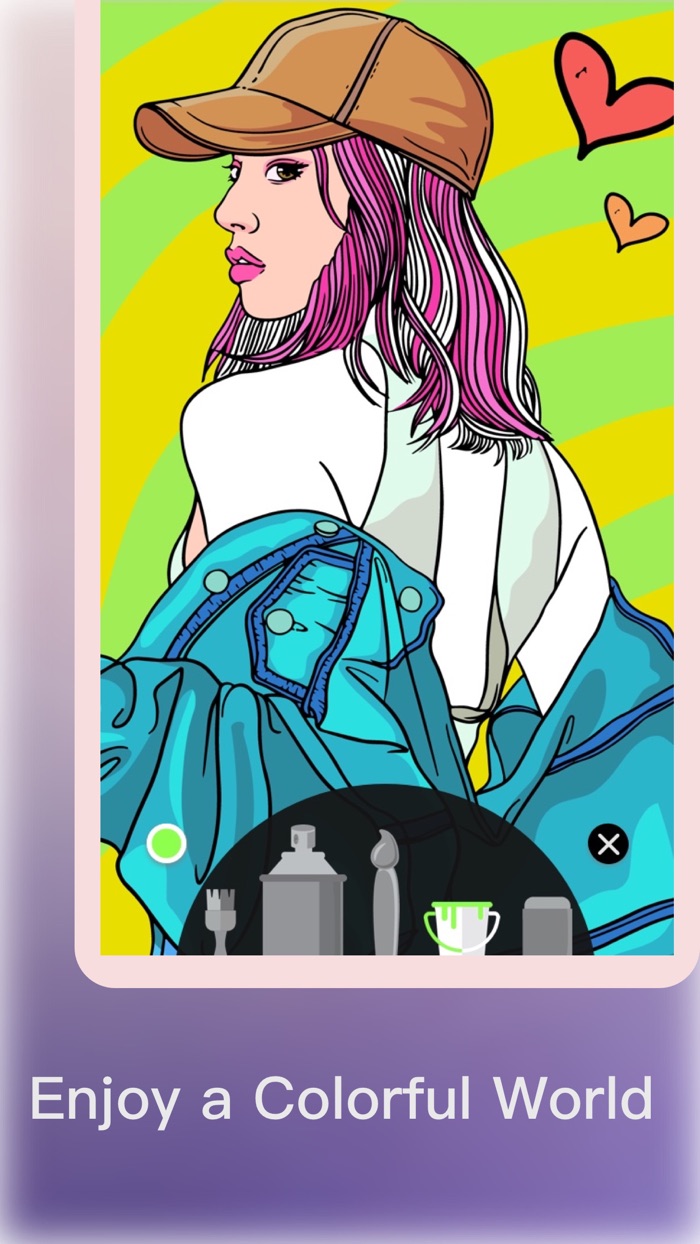 Color Moments Paint  Coloring