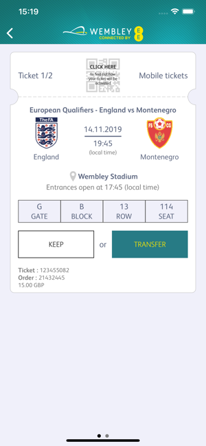 Wembley Mobile Tickets(圖4)-速報App