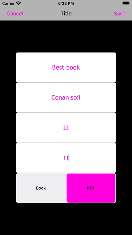 Neon books tracker
