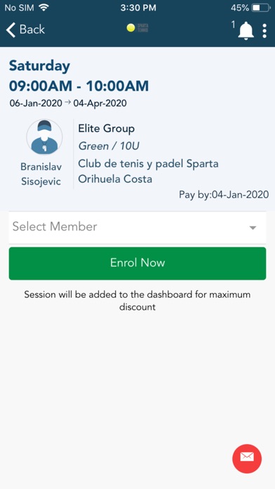 Sparta Tennis screenshot 4