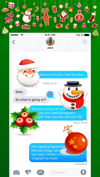 Christmas Stickers SMS Emojis screenshot 3