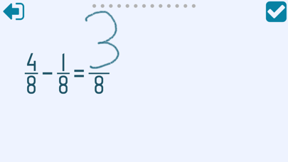 How to cancel & delete Subtracting Fractions from iphone & ipad 4