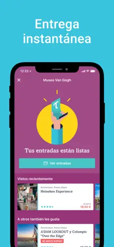 Screenshot 3 Tiqets - Museos y Atracciones iphone