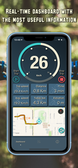 Bike dashboard