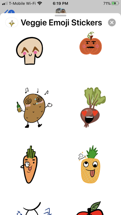 Veggies Stickers.NhiH screenshot 3