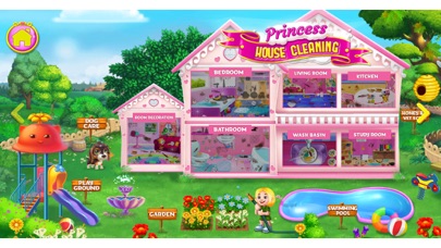 screenshot of Princess Messy House Cleaning 2