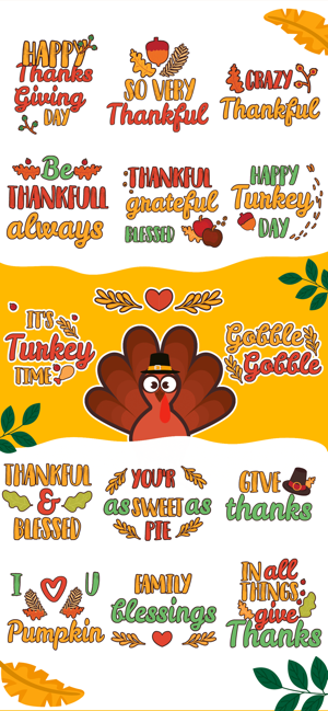 Thanksgiving Day Stickers *(圖3)-速報App