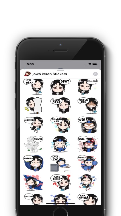 Jowo Keren Stickers