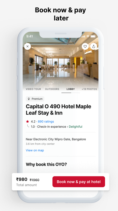 OYO: Search & Book Hotel Rooms screenshot 3