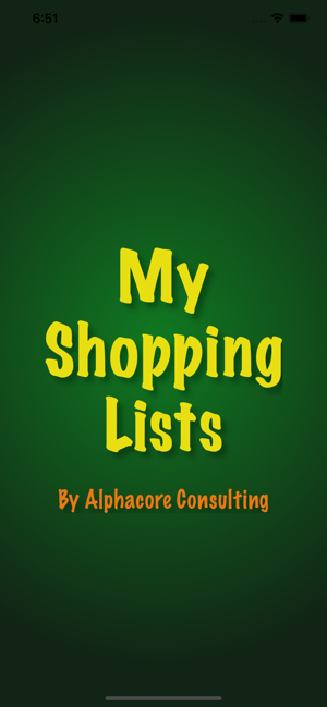 My Shopping Lists