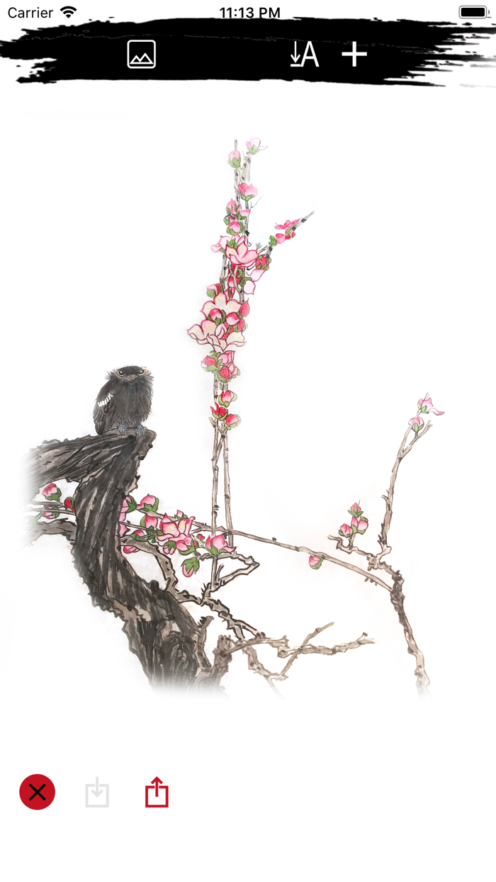 Brush Style - Add text in phot