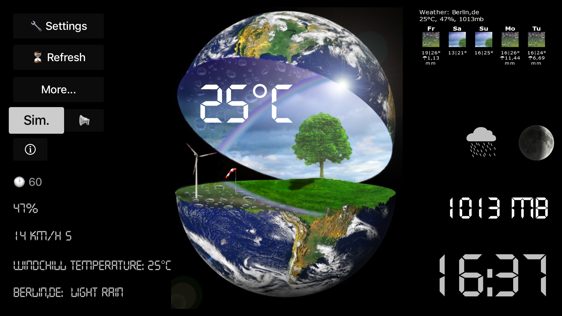 TV Weather Globe screenshot 1