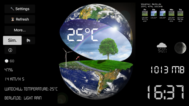 TV Weather Globe