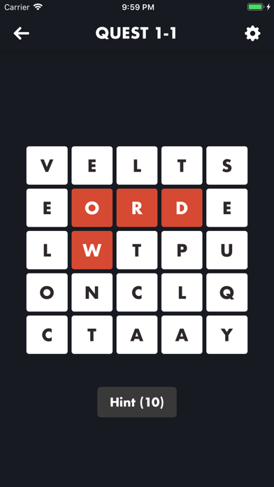 Quest: Word Puzzle Search Game screenshot 4