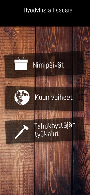 Suomalainen kalenteri App Storessa