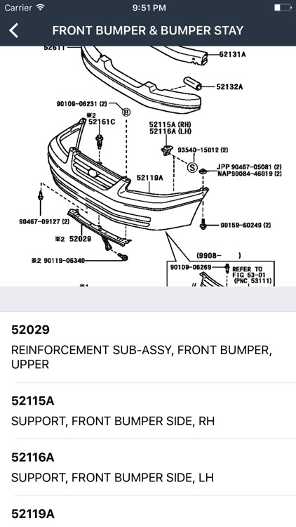 Toyota, Lexus Car Parts