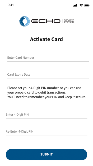 EchoPay Visa Prepaid screenshot 2