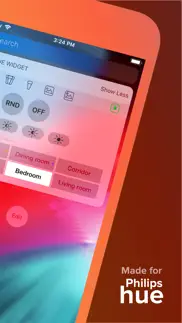 hue widget iphone screenshot 2