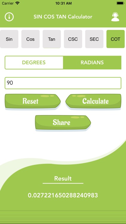 SinCosTan Calc