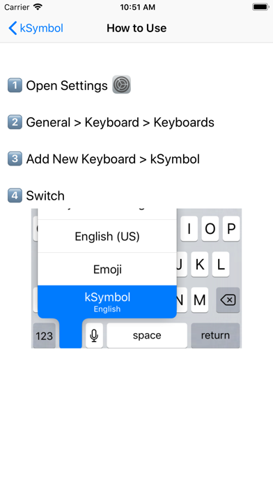 kSymbol - Symbol Keyboard screenshot 3