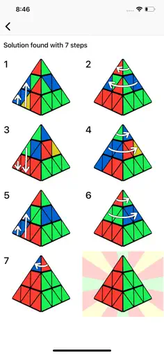 Pyraminx Solver - Screenshot 1